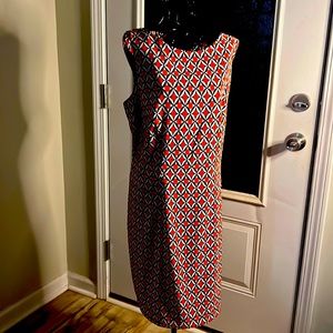 Alyx Orange Geometric Dress